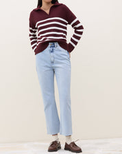 Calça Reta Cropped Jeans - Azul Claro