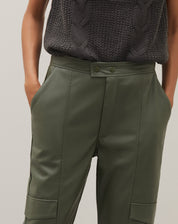 Calça Cargo de Pu - Verde Militar