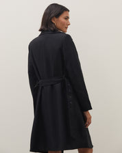 Casaco de Alfaiataria "lanoso" - Preto