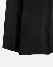 Saia Midi com Pregas - Preto
