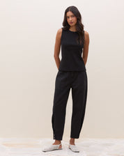 Regata Gola Canoa de Malha com Lurex - Dourado