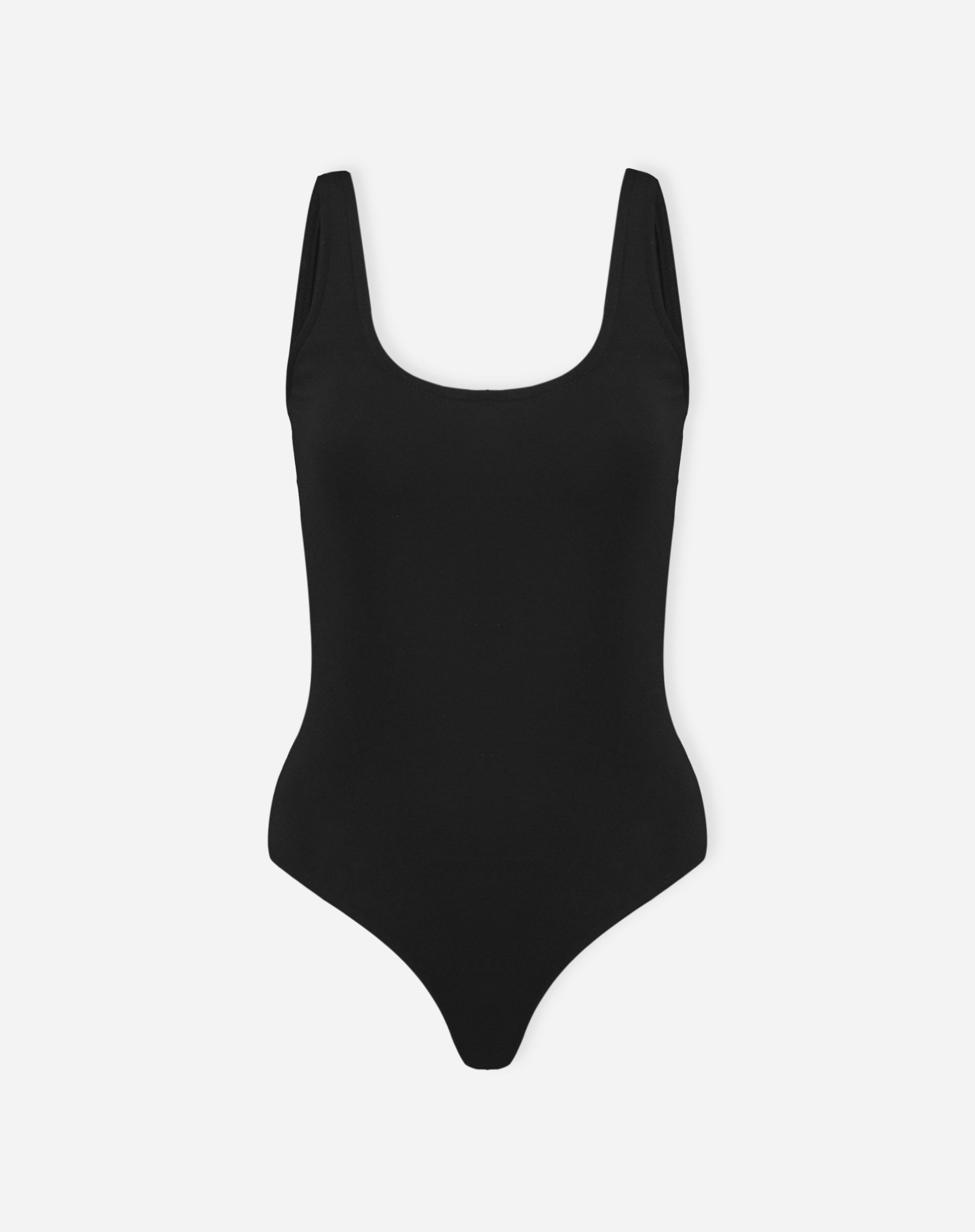 Body Regata de Malha Creponada - Preto