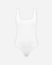 Body Regata de Malha Creponada - Off-white