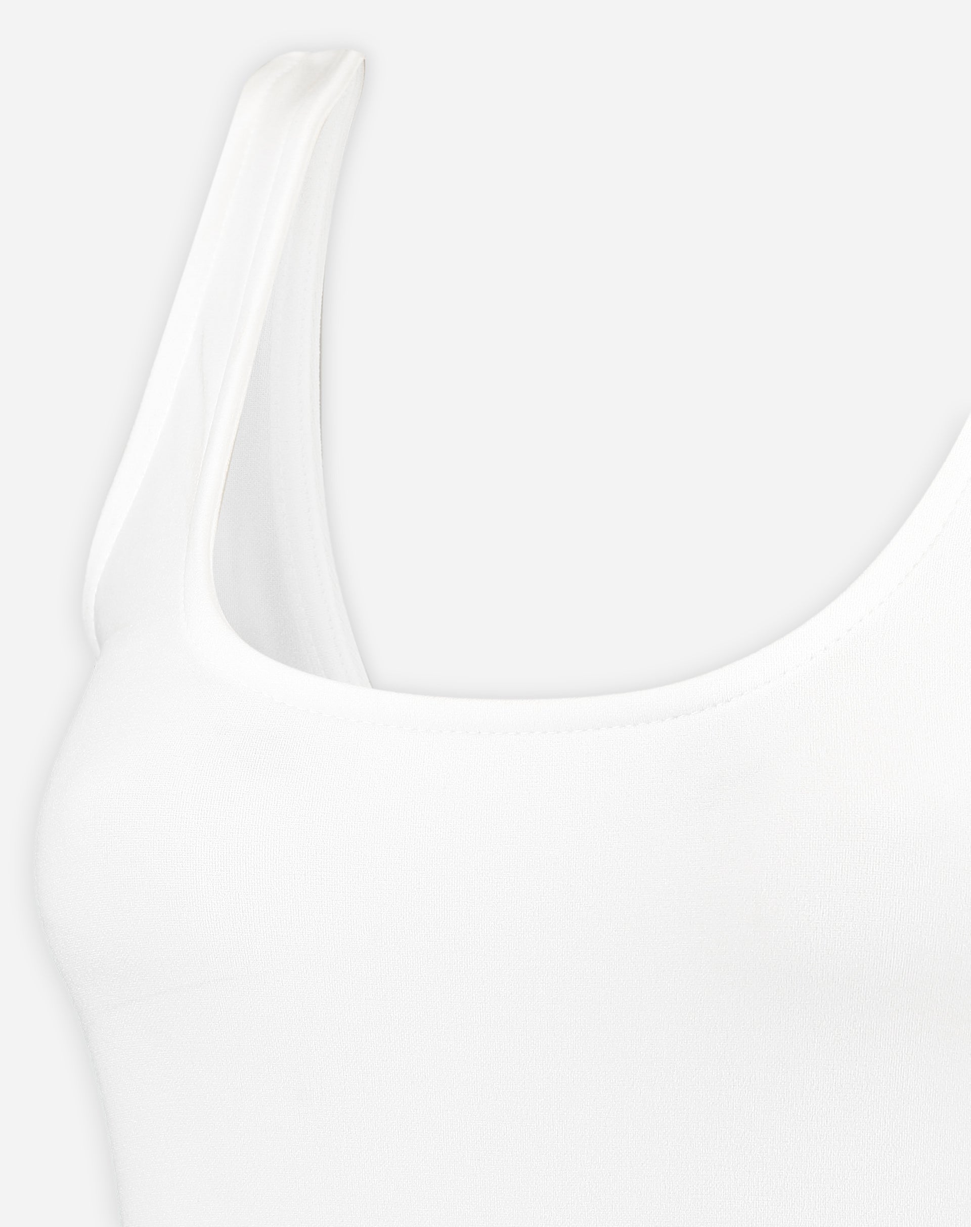 Body Regata de Malha Creponada - Off-white