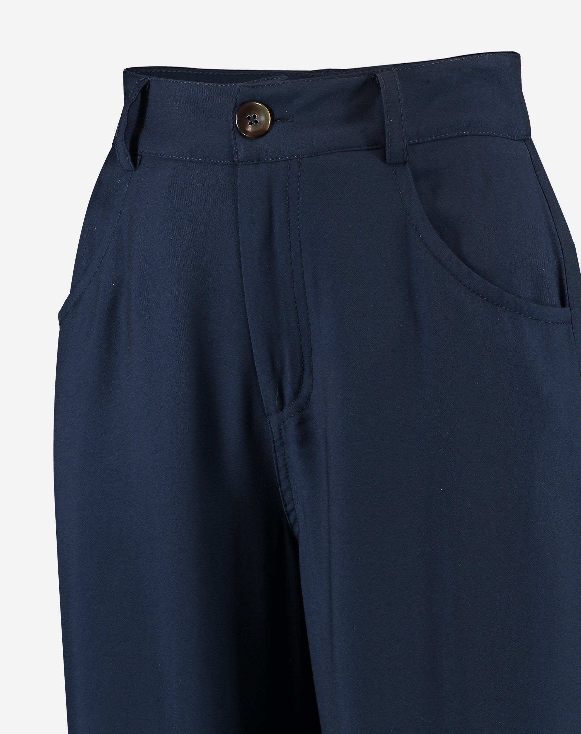 Calça Wide Leg Alfaiataria - Azul Marinho