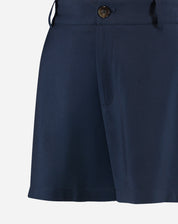Shorts Evasê Alfaiataria - Azul Marinho