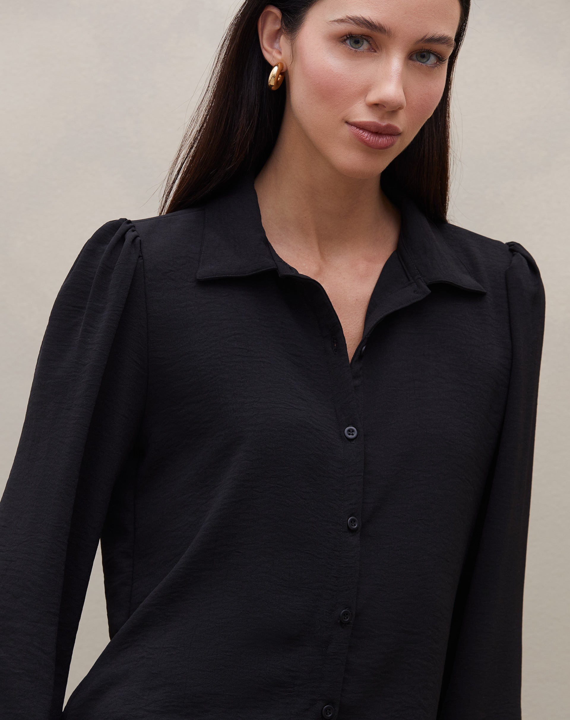 Camisa Manga Longa - Preto