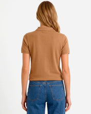 Camiseta Polo - Marrom