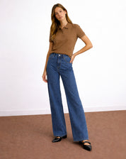 Camiseta Polo - Marrom