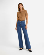 Camiseta Polo - Marrom