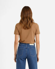 Camiseta Polo - Marrom