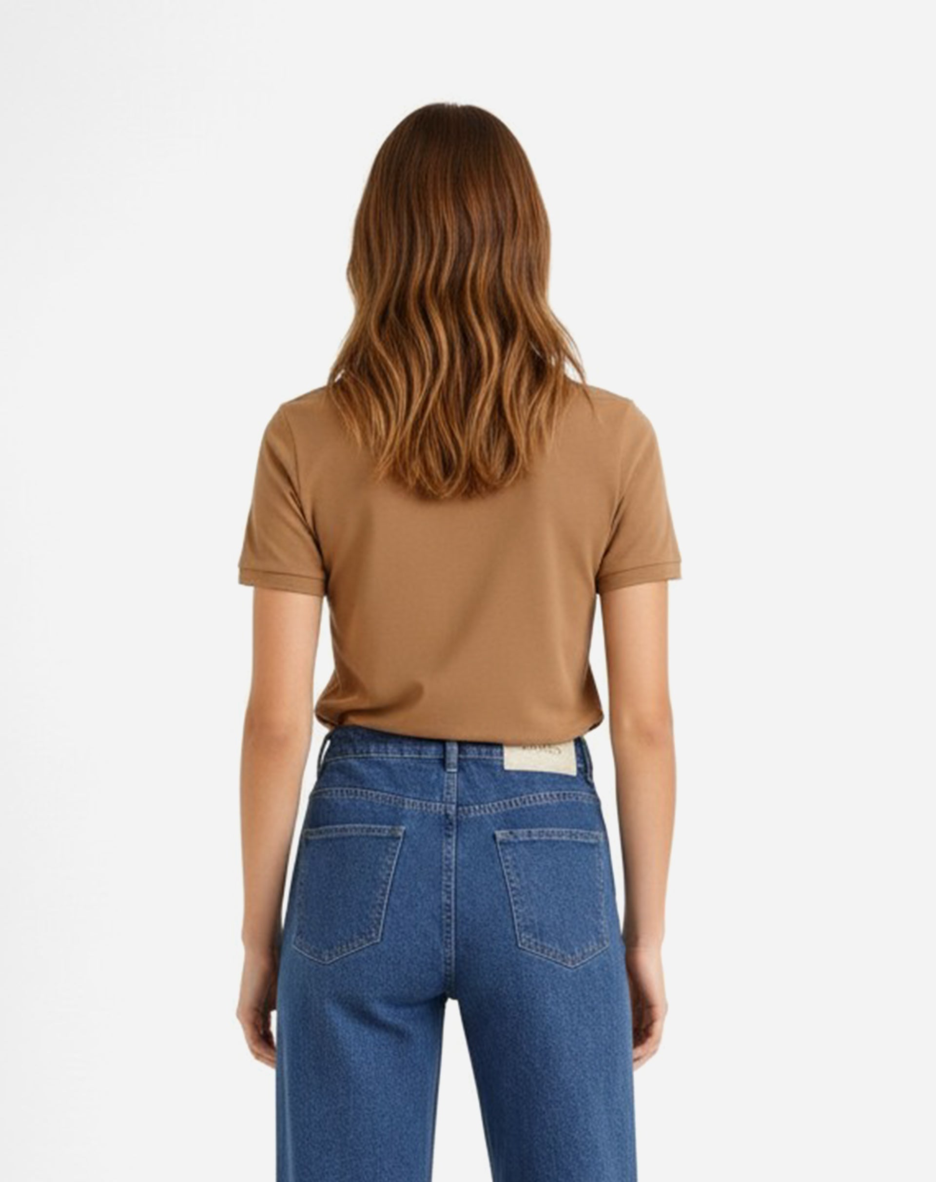 Camiseta Polo - Marrom