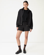 SHORTS CINTURA MÉDIA - PRETO
