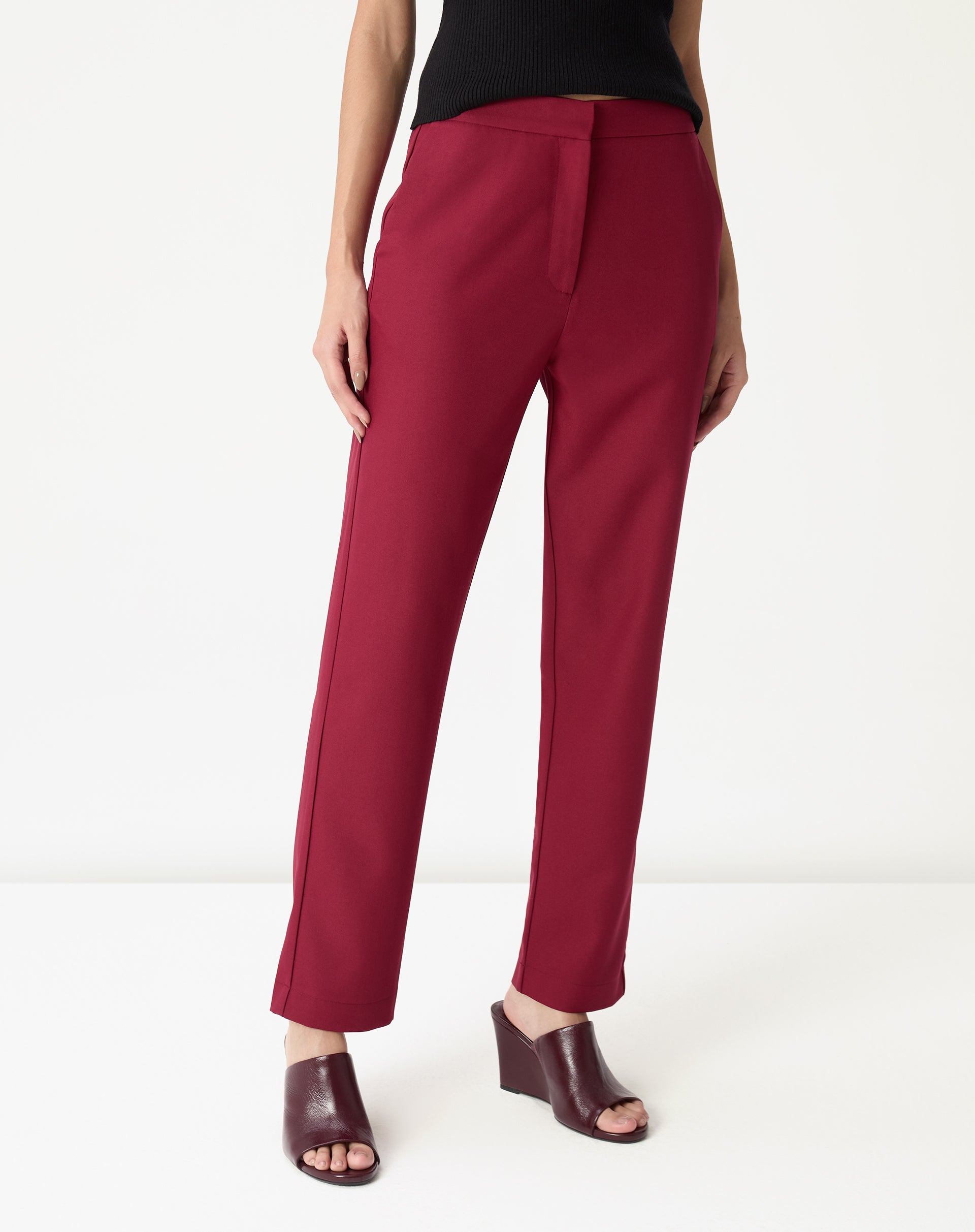 CALÇA SLIM ALFAIATARIA - VINHO