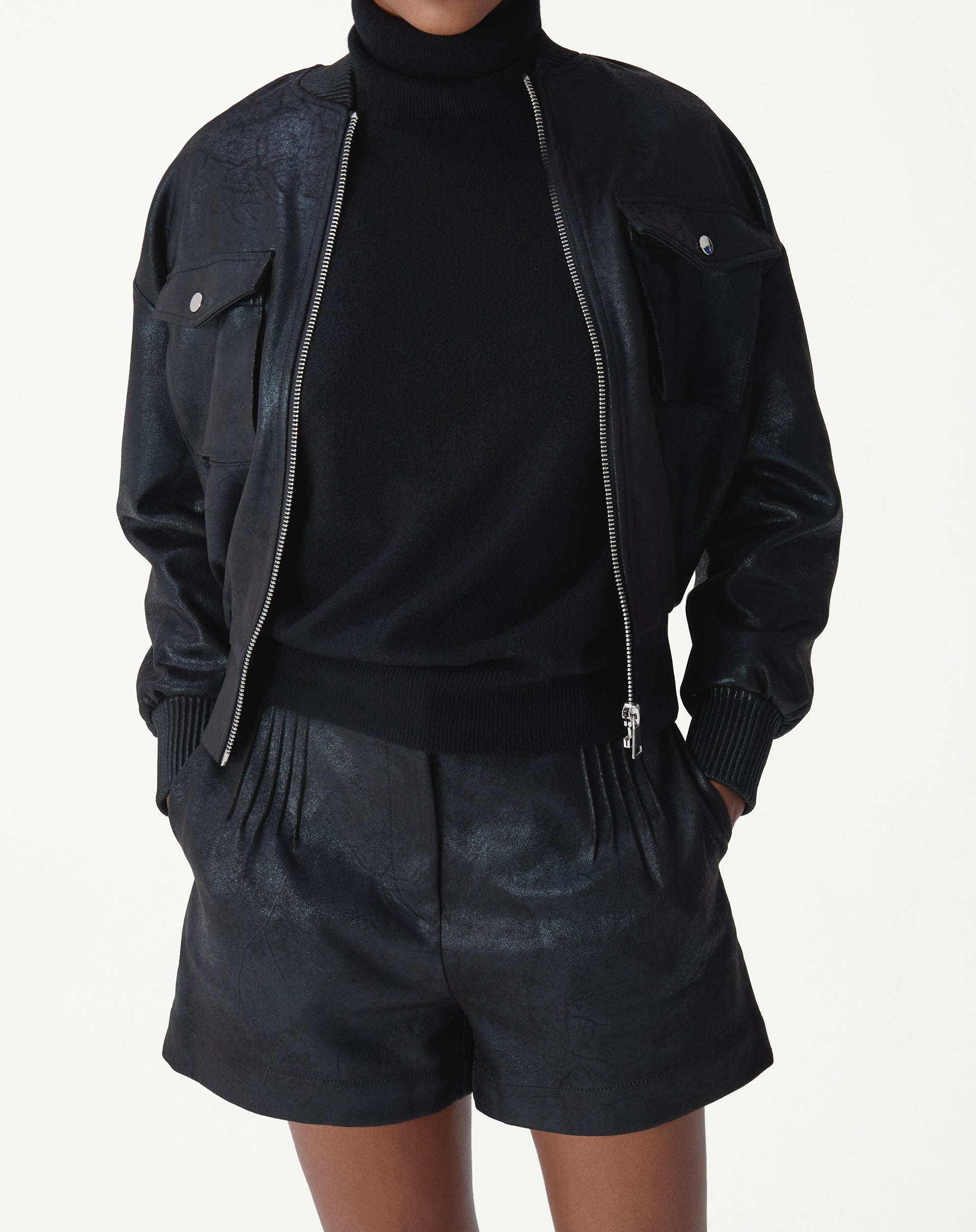 JAQUETA BOMBER - PRETO