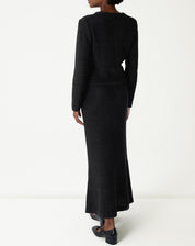 SAIA LONGA TRICOT - PRETO