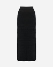 SAIA LONGA TRICOT - PRETO