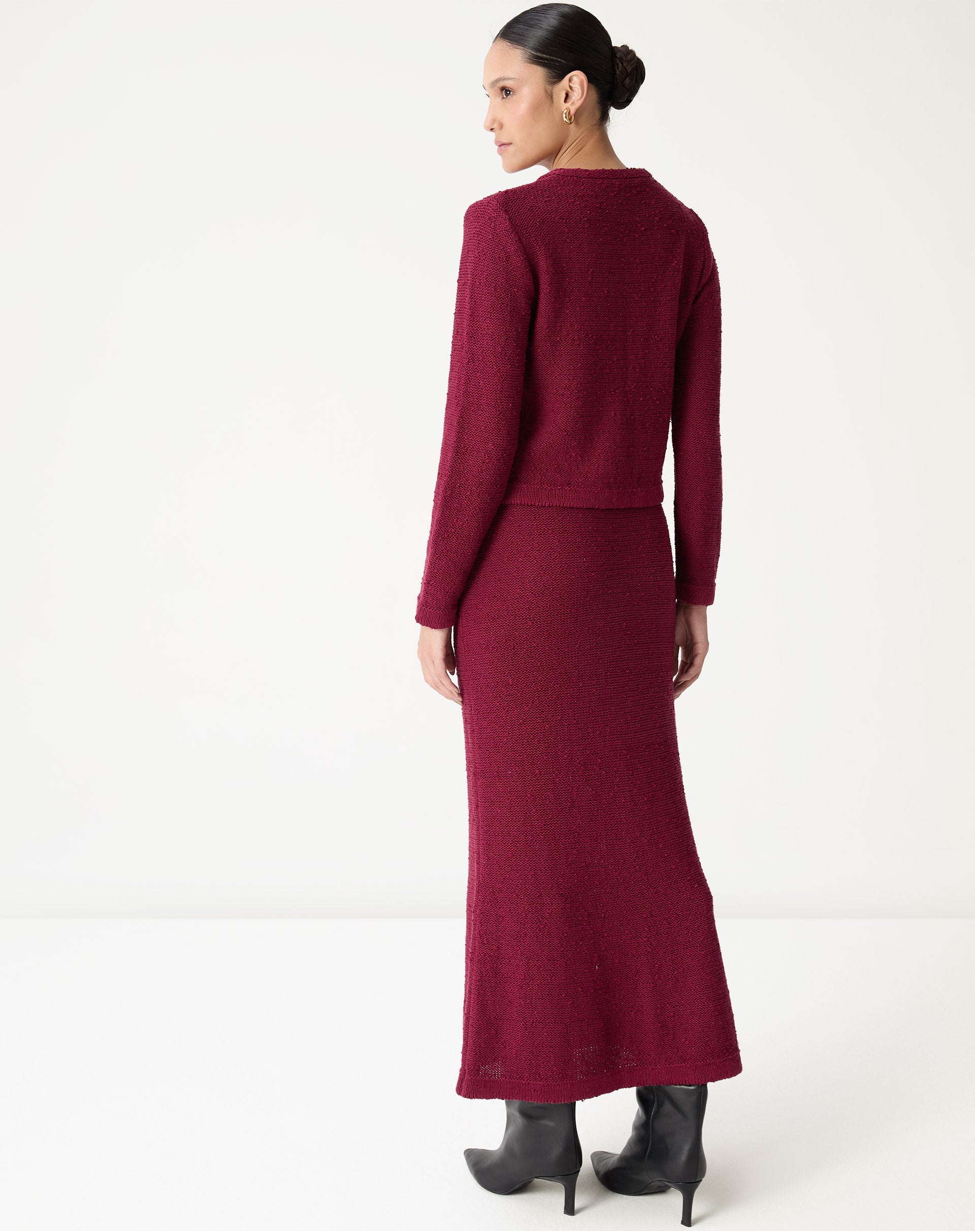 SAIA LONGA TRICOT - VERMELHO