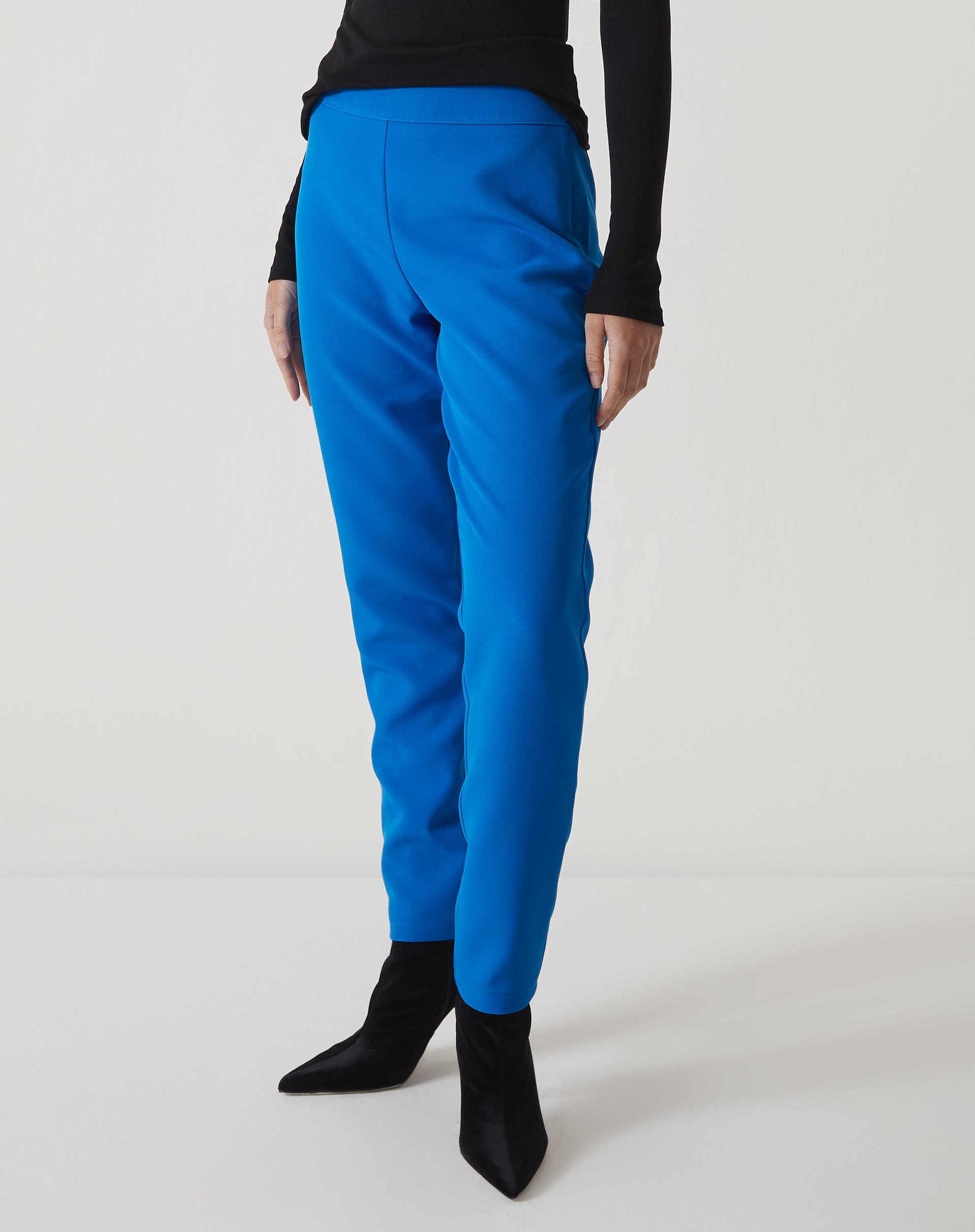 CALÇA SLIM DE ALFAIATARIA - AZUL