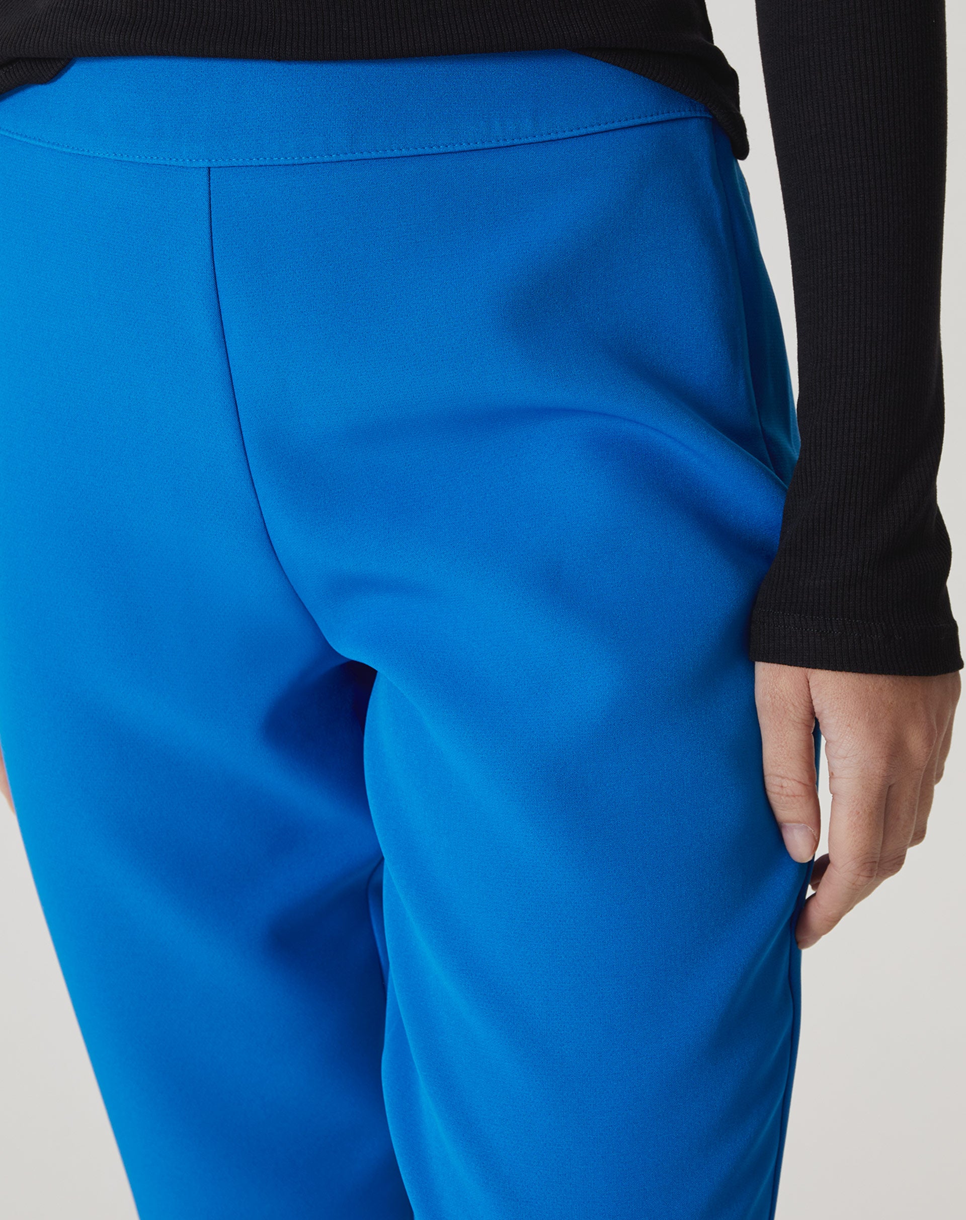 CALÇA SLIM DE ALFAIATARIA - AZUL