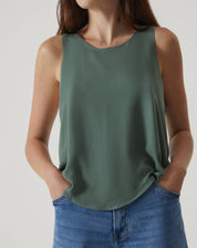 REGATA COM BABADOS DE VISCOSE - VERDE