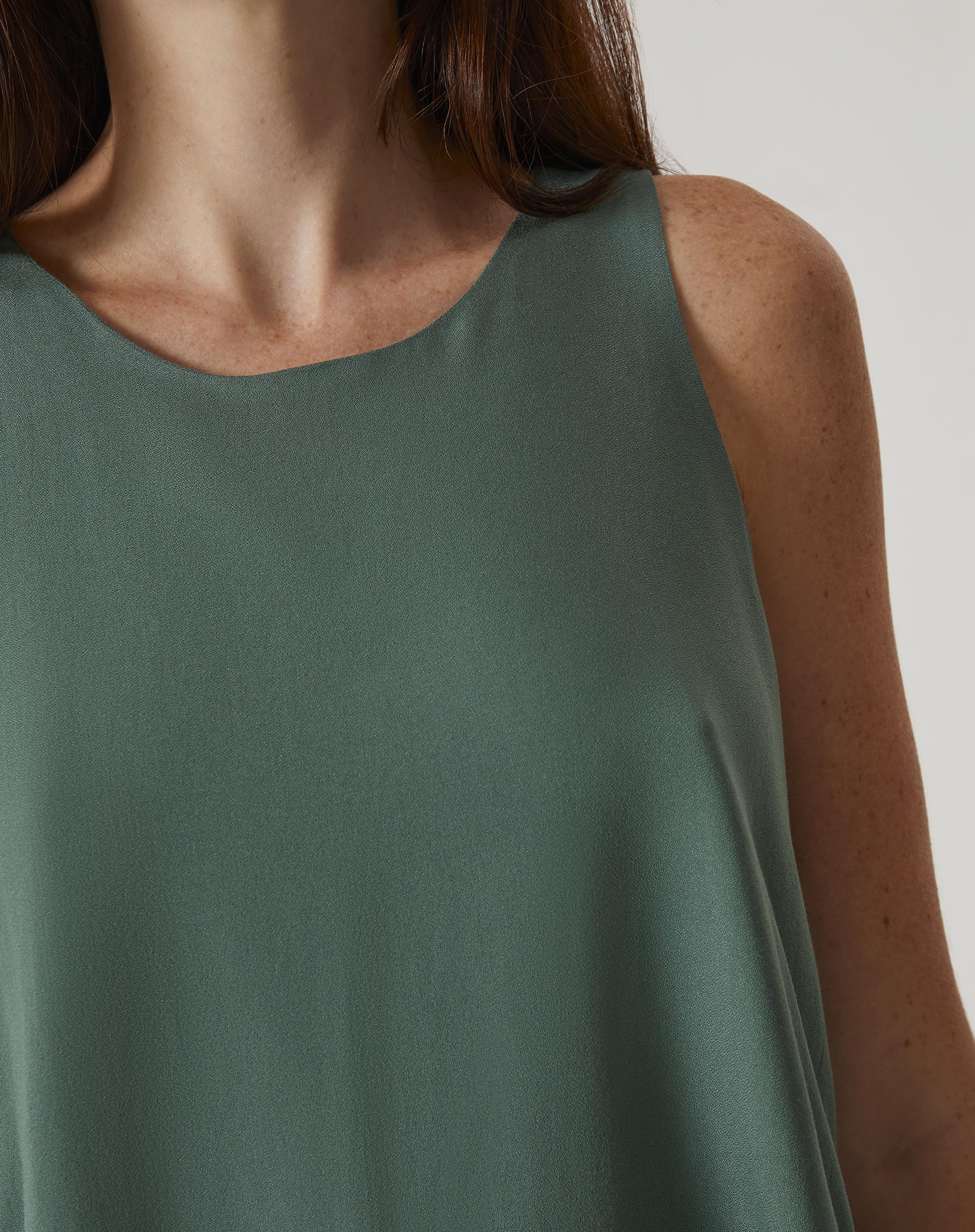 REGATA COM BABADOS DE VISCOSE - VERDE