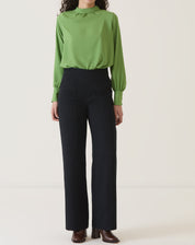 BLUSA MANGA LONGA BUFANTE - VERDE