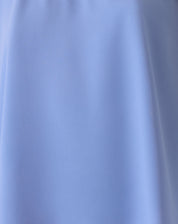 BLUSA DECOTE HALTER DE CREPE - AZUL