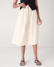 Saia com Amarração de Linho - Natural