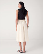 Saia com Amarração de Linho - Natural