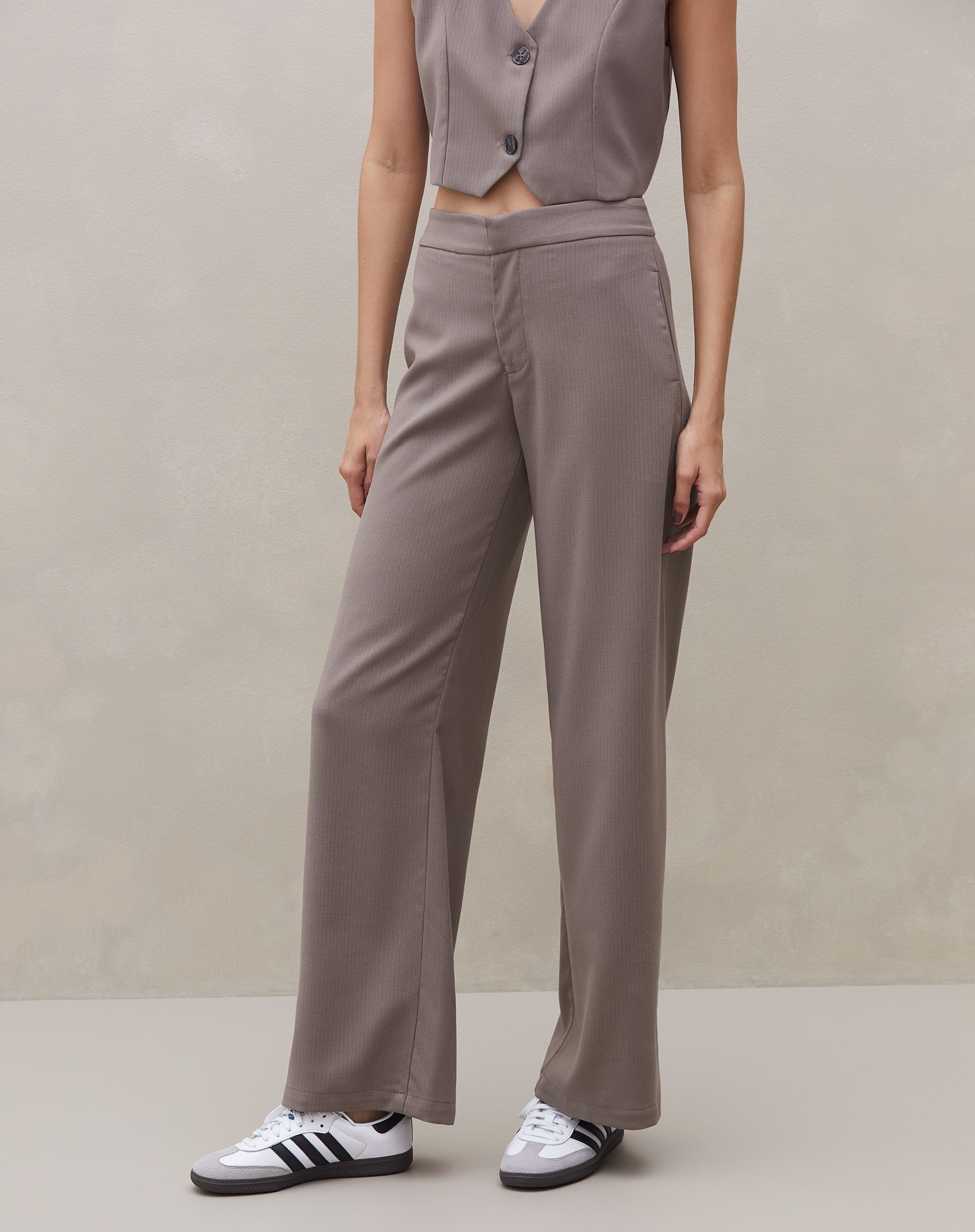 Calça de Alfaiataria Cognac XO - BEGE