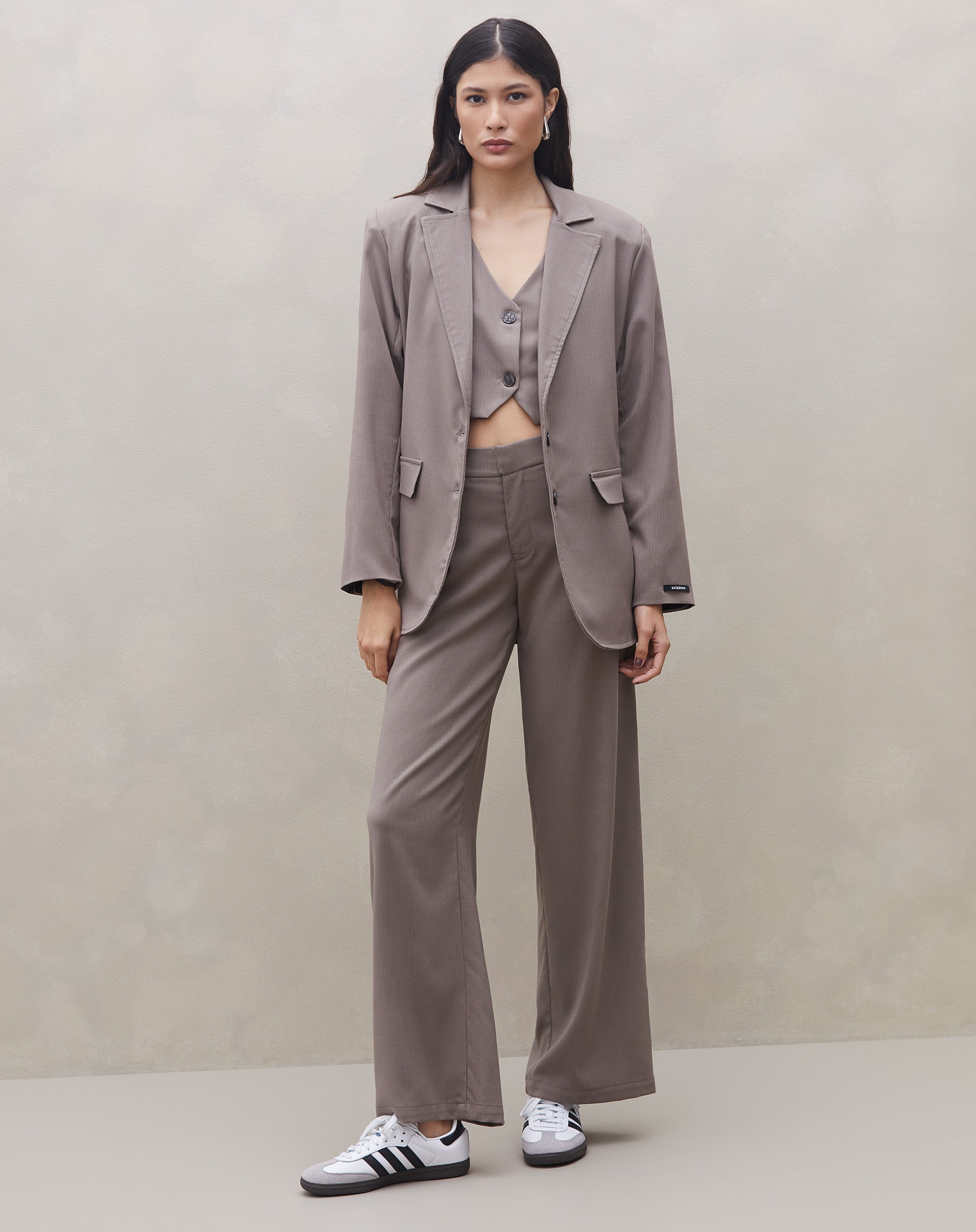 Blazer de Alfaiataria Cognac XO - BEGE