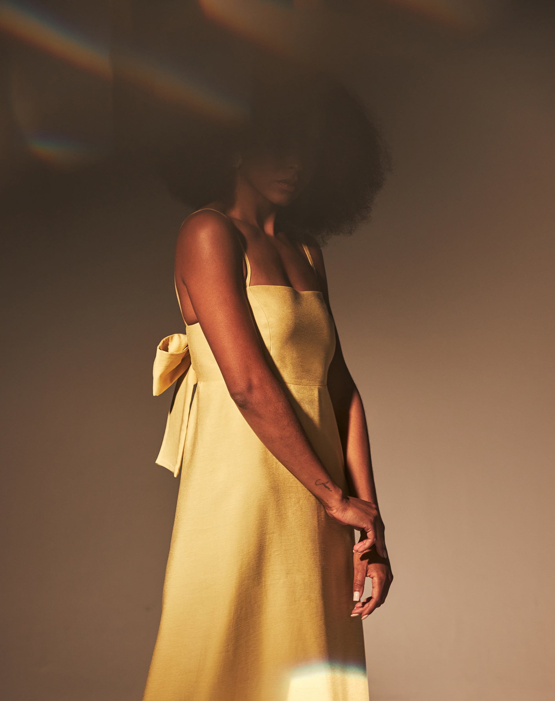 Vestido Gardênia - Amarelo