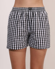Short Boxer Pajamas Vichy - XADREZ PRETO