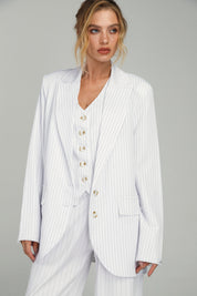 Colete Risca de Giz Branco - BRANCO