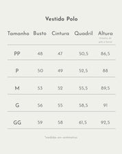 VESTIDO POLO - AZUL MARINHO