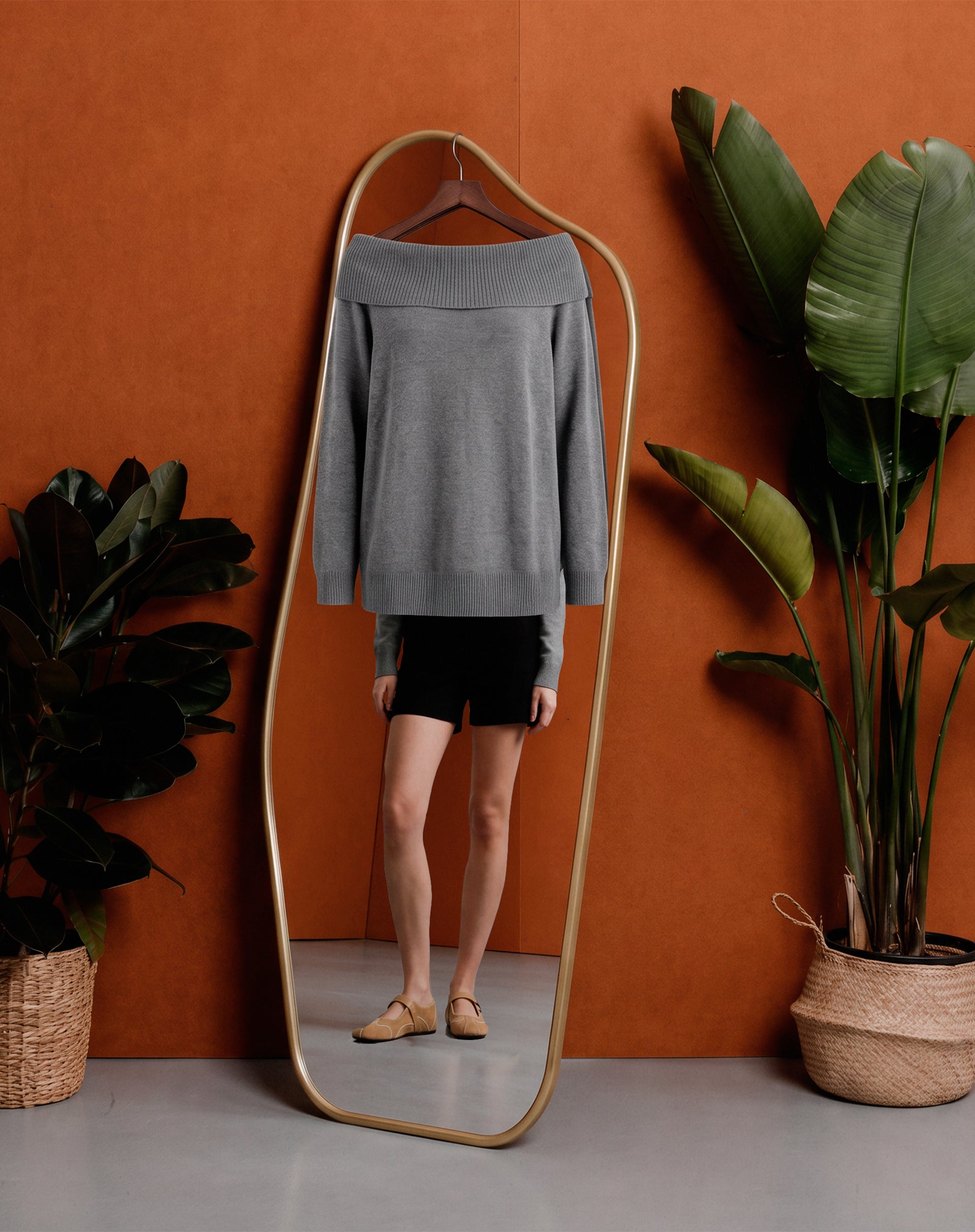 Shorts Cintura Média - Preto