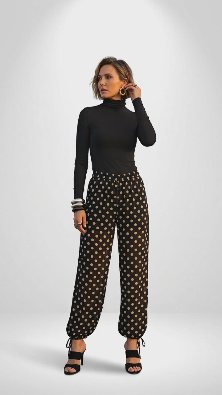 Blusa Gola Alta de Malha - Preto