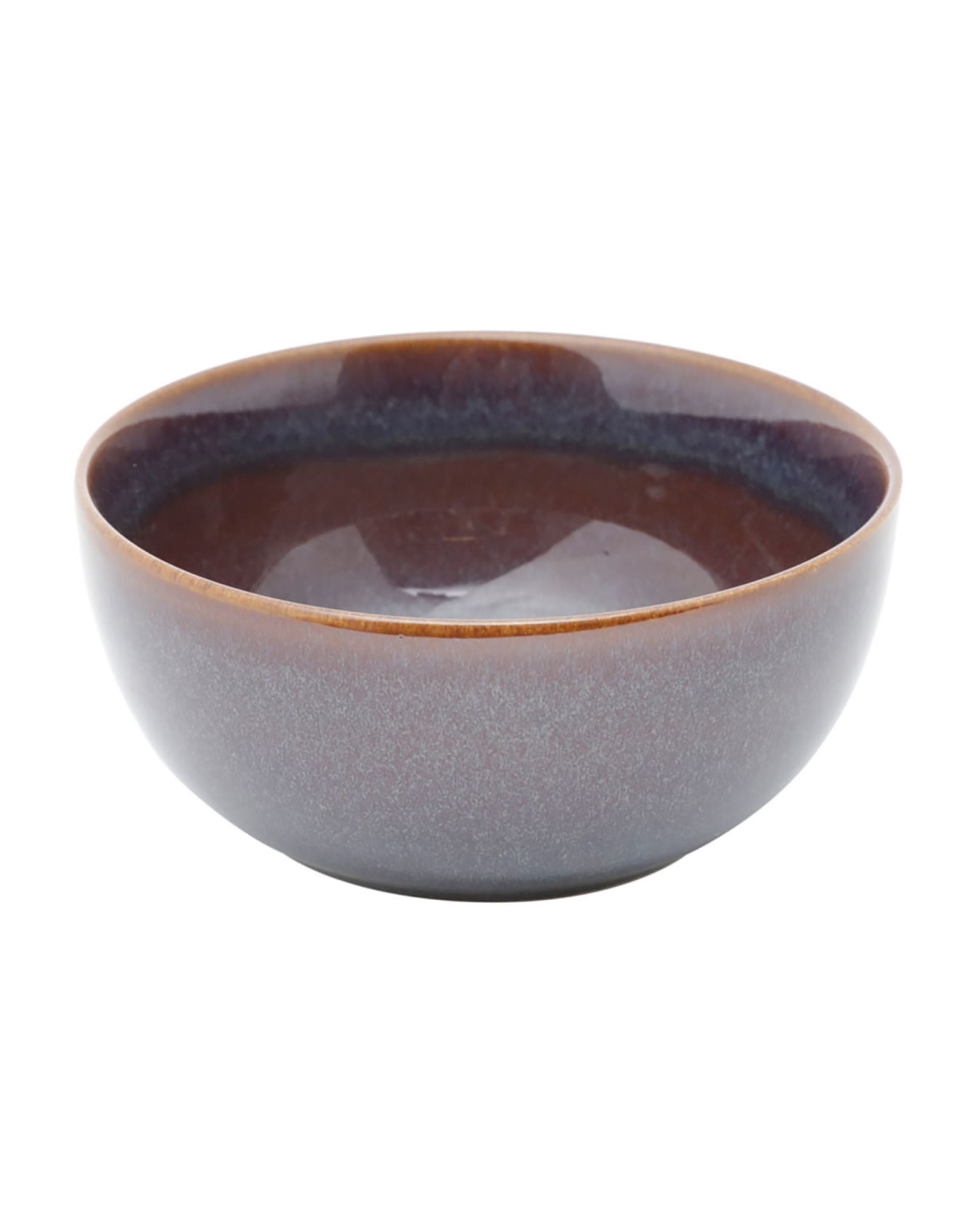 Conjunto 6 Bowls de Porcelana Reactive Glaze Cinza 13cm x 6cm - Wolff - CINZA