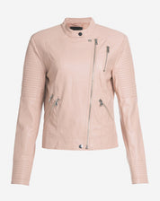 JAQUETA LEATHER SPECIAL - ROSA CLARO