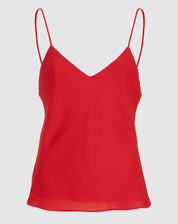 REGATA ALCINHA CREPE - VERMELHO