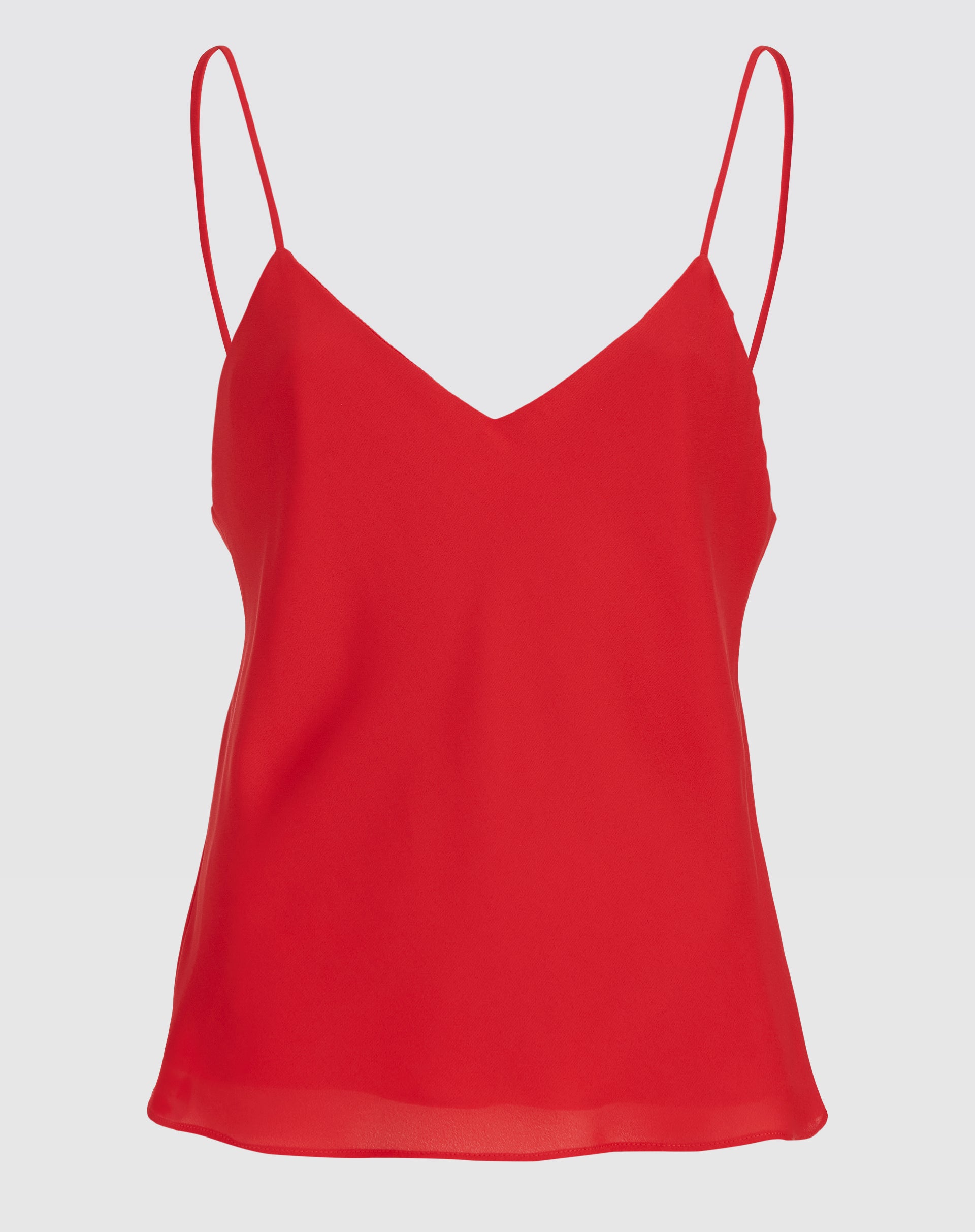 REGATA ALCINHA CREPE - VERMELHO