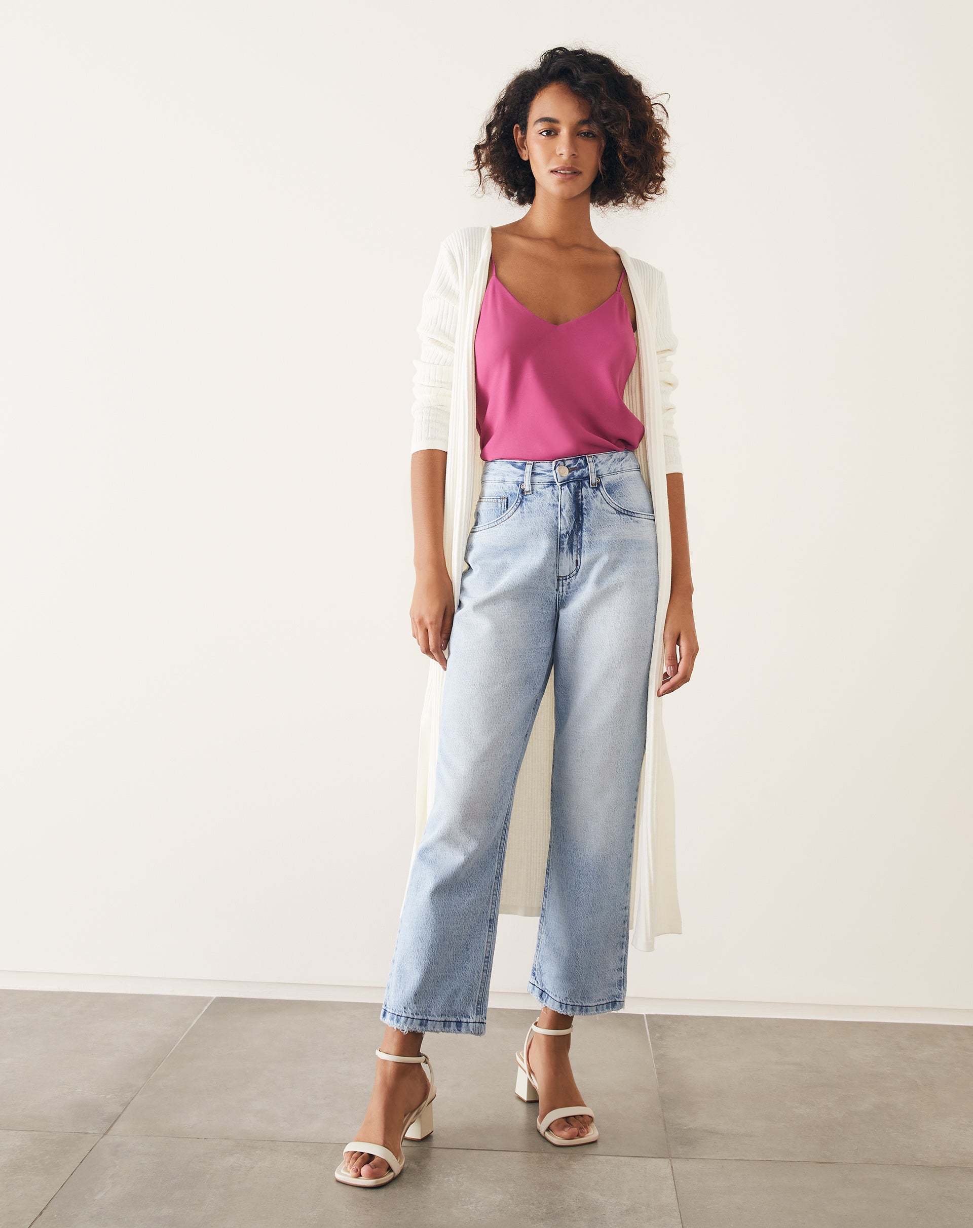 REGATA ALCINHA CREPE - ROSA