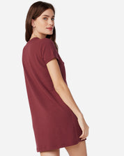 VESTIDO CURTO MALHA BASIC - ROXO