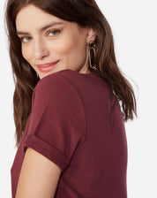VESTIDO CURTO MALHA BASIC - ROXO