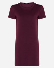 VESTIDO CURTO MALHA BASIC - ROXO