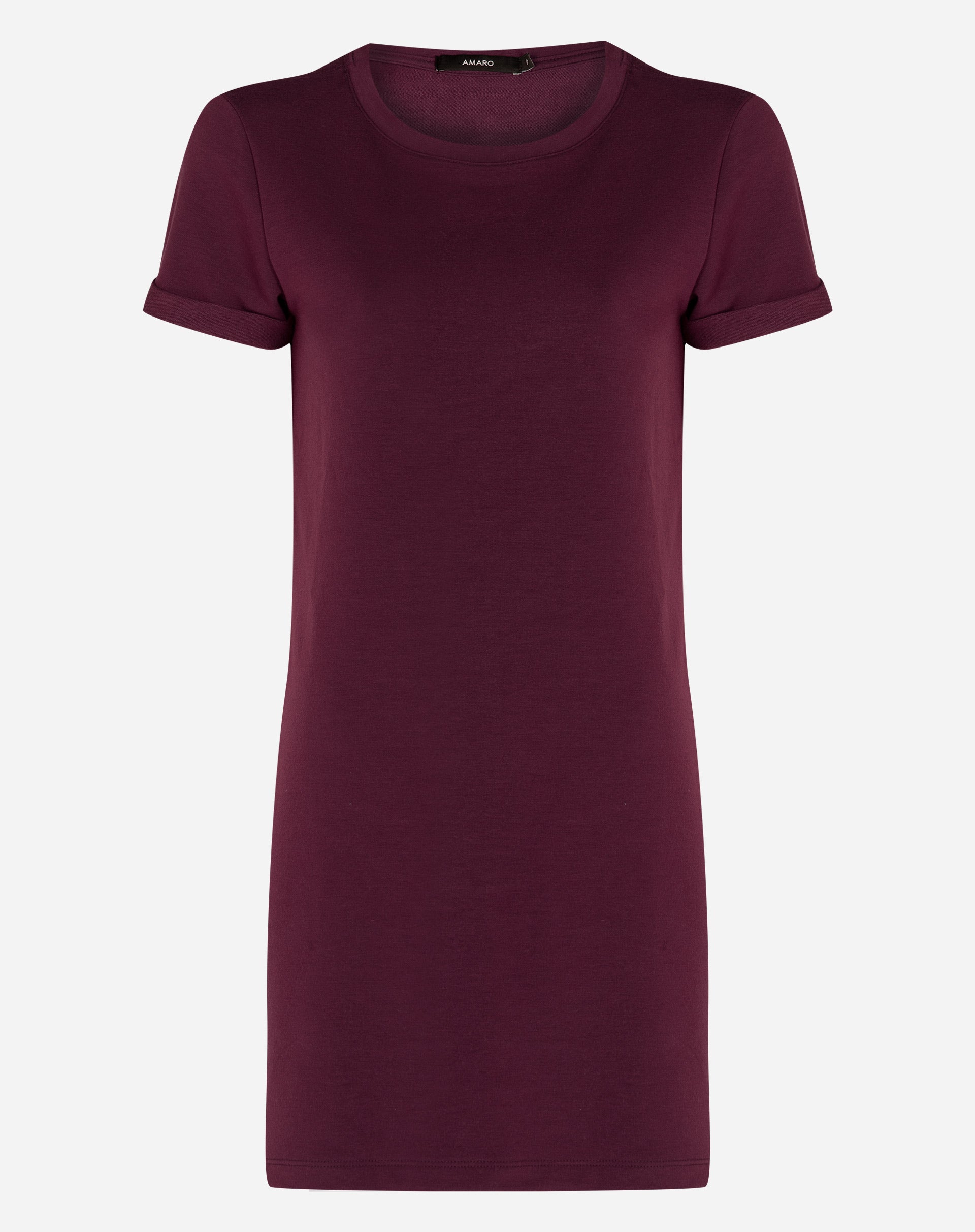 VESTIDO CURTO MALHA BASIC - ROXO