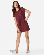 VESTIDO CURTO MALHA BASIC - ROXO