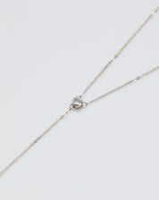 COLAR GRAVATA DETALHE STRASS - PRATA