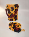 Bolsa Bucket Beads Leopardo - MULTI COLORIDO